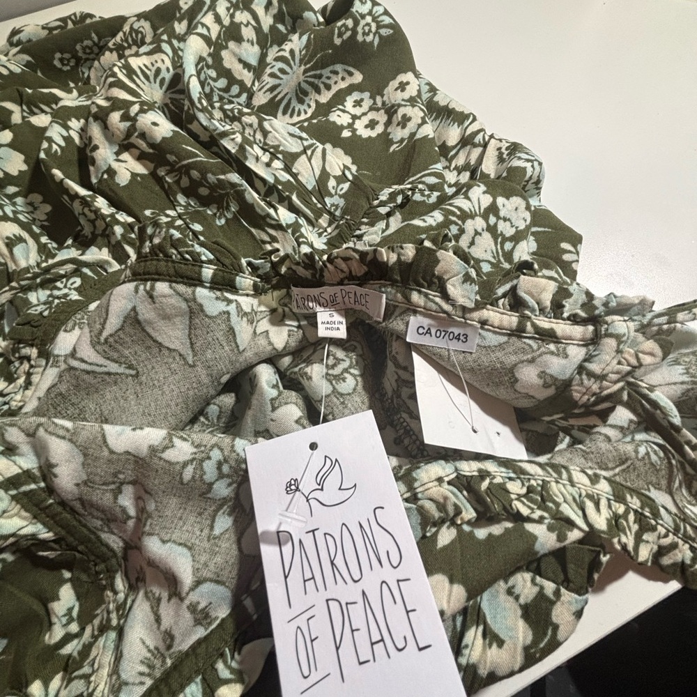 NWT Patrons of Peace Summer Floral Dress size Small - Picture 3 of 6